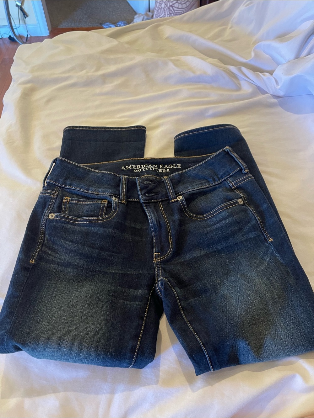 American Eagle Outfitters Dark Indigo Skinny Jeans